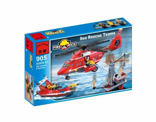 لگو انلایتن سری Fire Rescue مدل air and sea rescue team