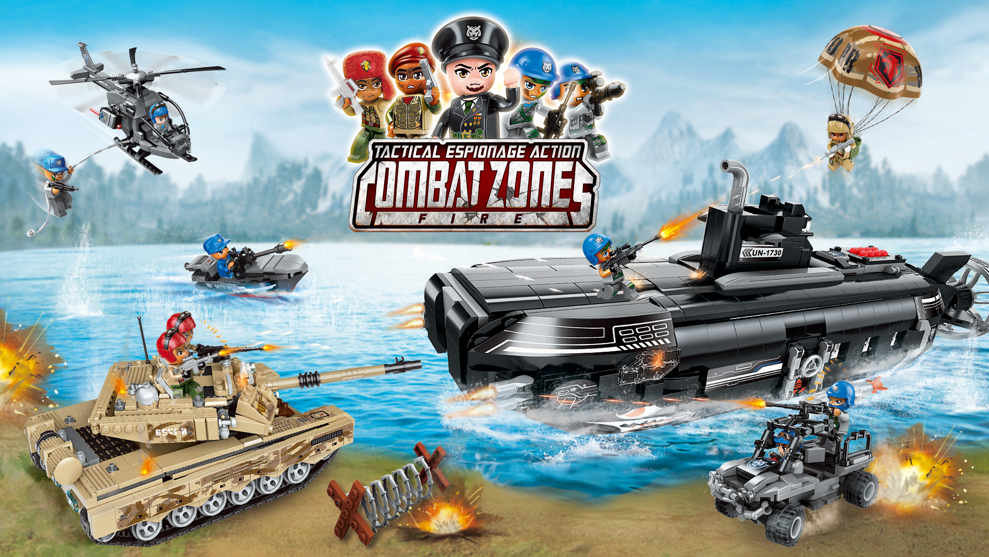 Lego-Qman-Combat Zones-Tactical Spionage Action