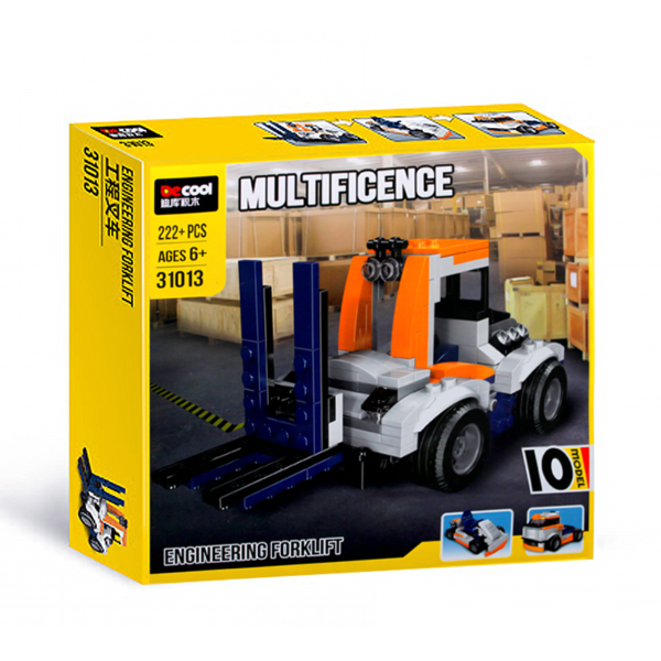 Lego-Decool-Multificence-Engineering Forklift