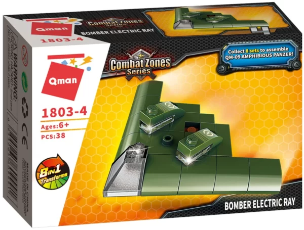Lego-Qman-Combat Zones-QM09 Amphibious Panzer-Bomber Electric Ray