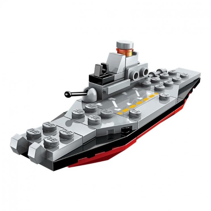 Lego-Qman-Combat Zones-QM09 Amphibious Panzer-Escort Carrier Black Gull-1