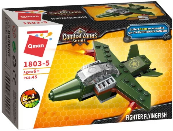 Lego-Qman-Combat Zones-QM09 Amphibious Panzer-Fighter Flyingfish