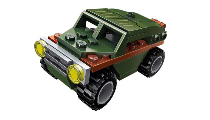 Lego-Qman-Combat Zones-QM09 Amphibious Panzer-Jeep sentry-1