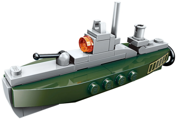 Lego-Qman-Combat Zones-QM09 Amphibious Panzer-Submarine Mosasaur-1