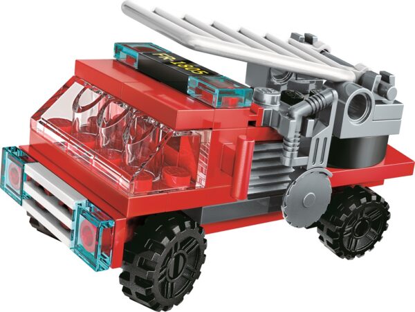 Lego-Qman-Combat Zones-Water Cannon Fire Truck-Ladder Fire Truck-1