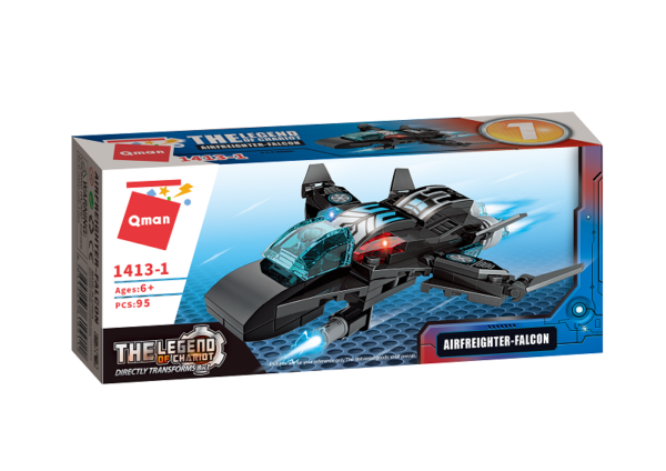 Lego-Qman-The Legend Of Chariot-Shadow Pulse Combat Vehicle-Airfreighter Falcon