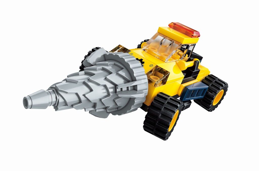 Lego-Qman-Trans Collector-Engineering Mecha-Drill Car-1