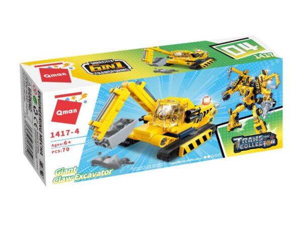 Lego-Qman-Trans Collector-Engineering Mecha-Giant Claw Excavator