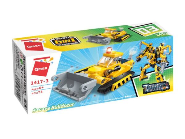 Lego-Qman-Trans Collector-Engineering Mecha-Savage Bulldozer