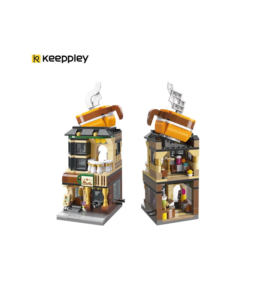 Lego-Keeppley-City Corner-Crossroad Cafe-1