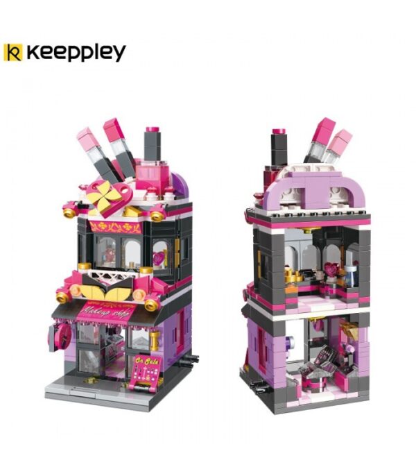 Lego-Keeppley-City Corner-Trendy Cosmetics Store-1