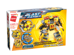 Lego-Qman-Blast Ranger-Silver Blade Agent