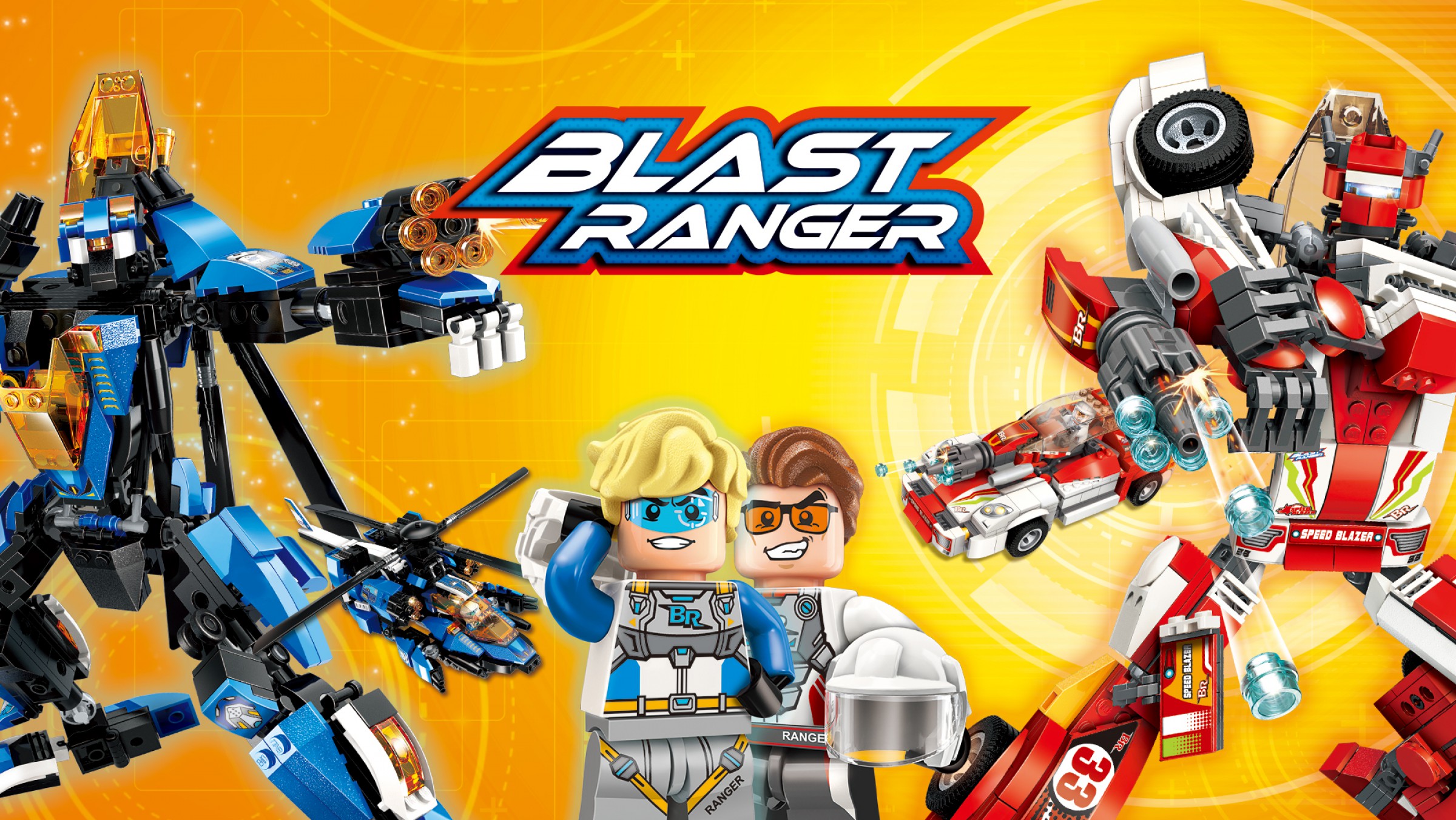 Lego-Qman-Blast Ranger