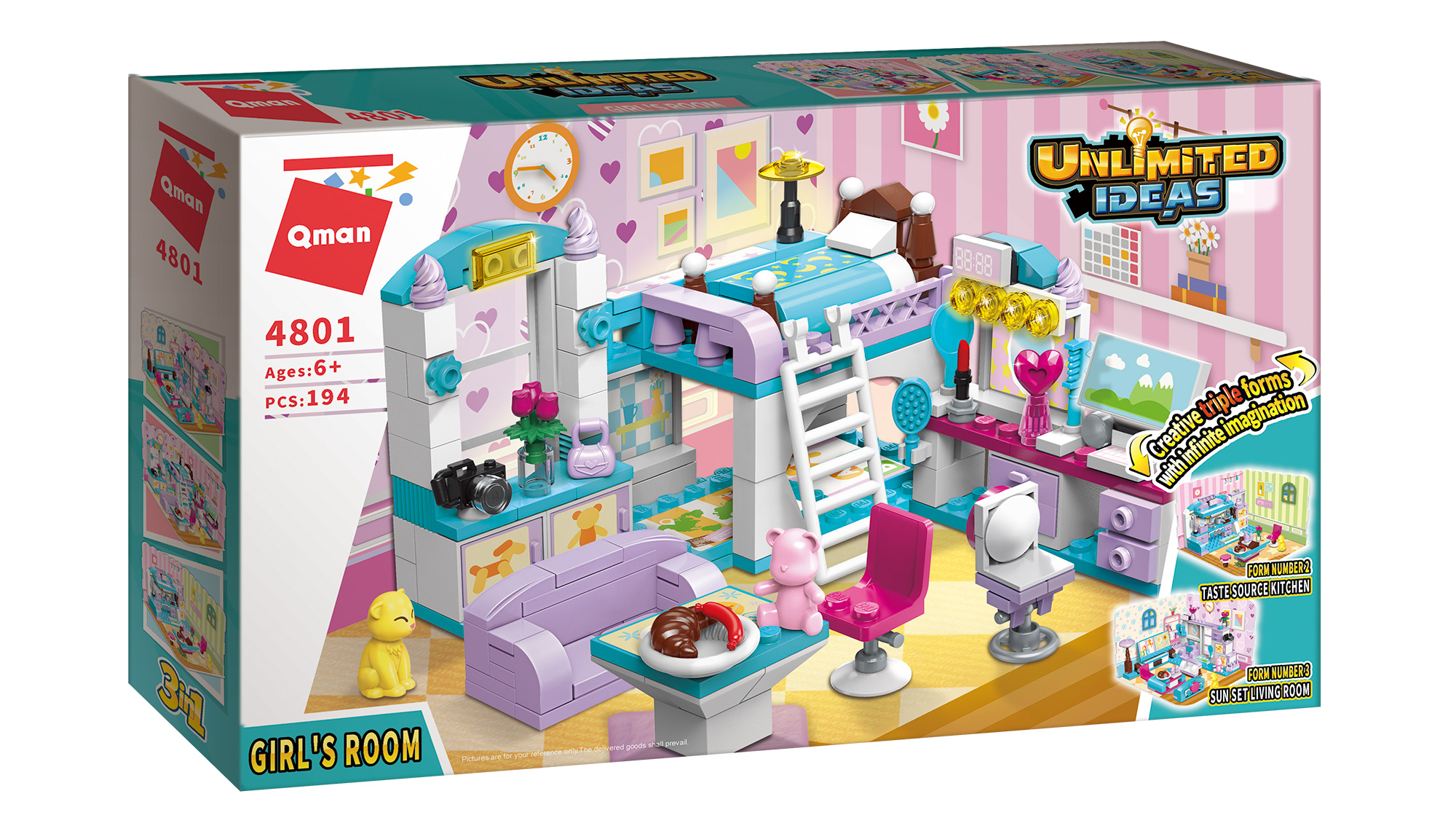 Lego-Qman-Unlimited Ideas-Girls Room